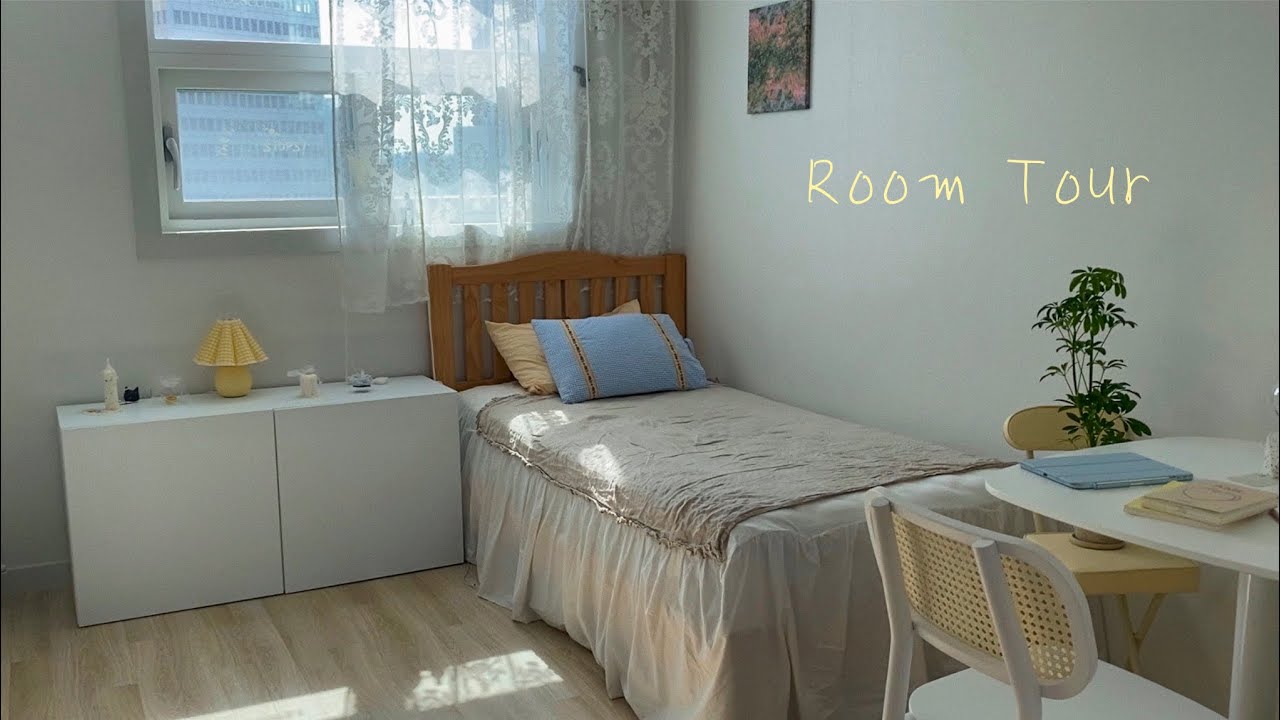 [Room Tour](sub) 룸투어 2탄🌷 | 5평 원룸 인테리어 | 5평에 테이블 안락의자 두는 로망 실현한 자취생 | 랜선집들이 | 대학생 방꾸미기