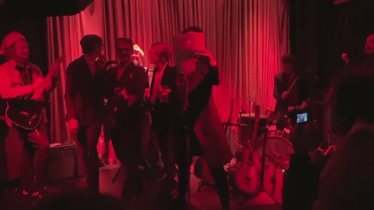 Brendon Urie singing Christmas (Baby Please Come Home) at Gold Diggers - December 20, 2022