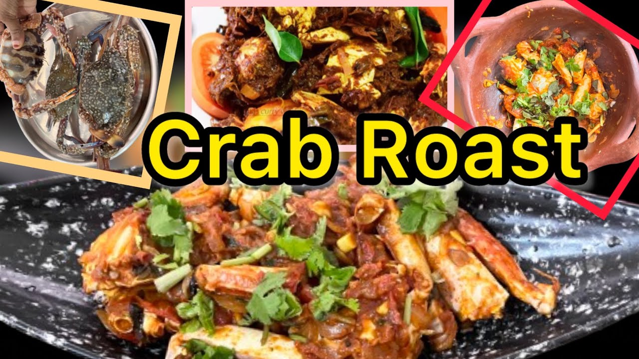 Crab 🦀 Roast|Kerala style ಲ್ njandu roast ಎಂಗನೆ ಆಕ್ರೆ ನೋಕೋರು|Flavorful crab