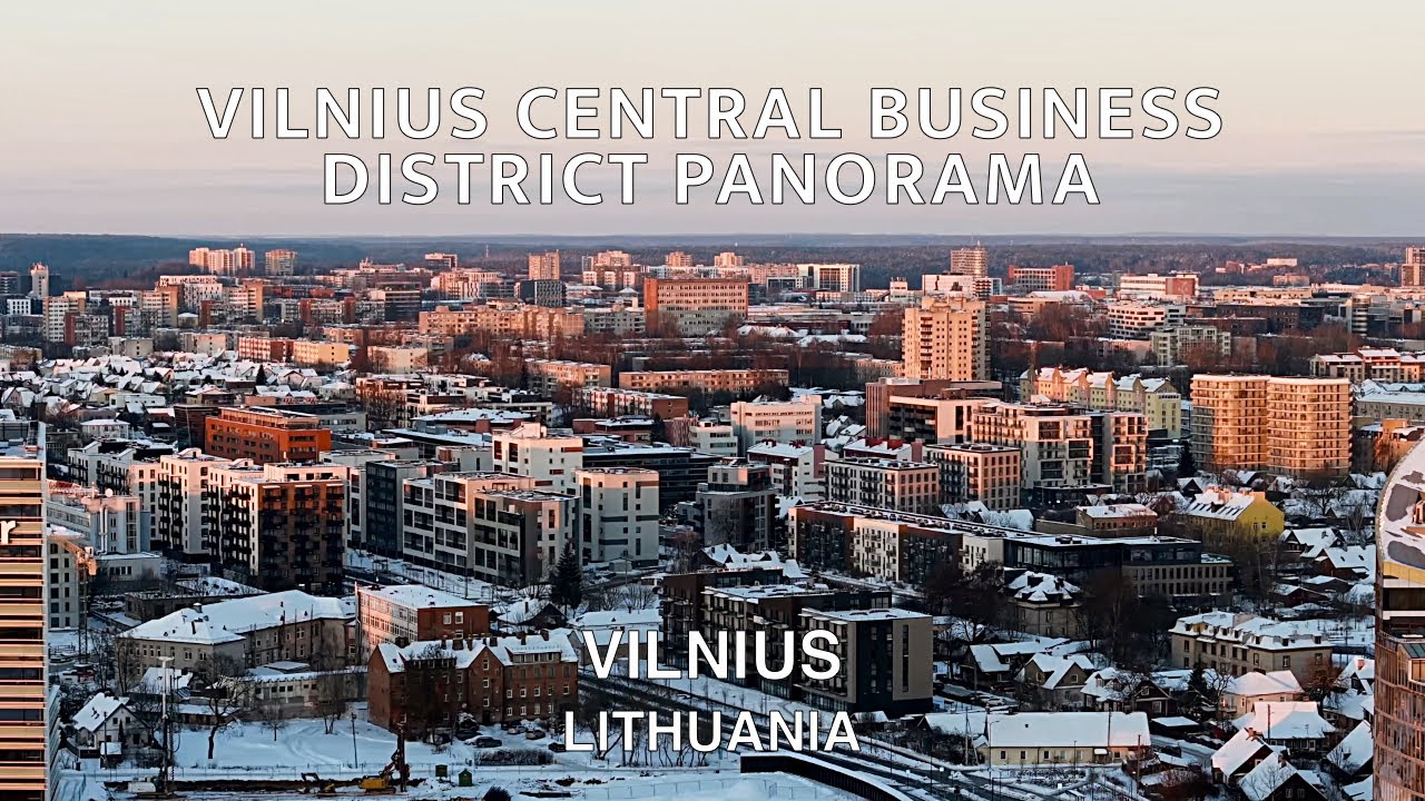 Vilnius Central Business District Panorama