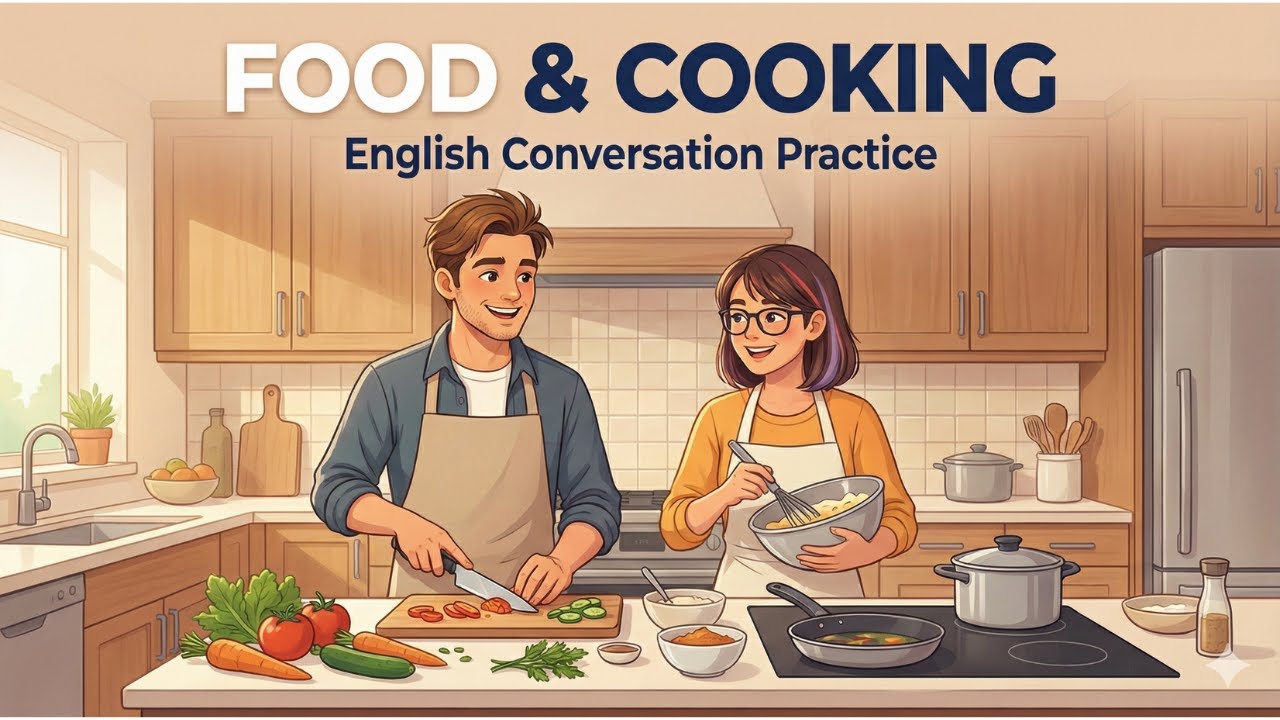 Food and Cooking Vocabulary in English | Restaurant Ordering & Kitchen | English after Hours Podcast