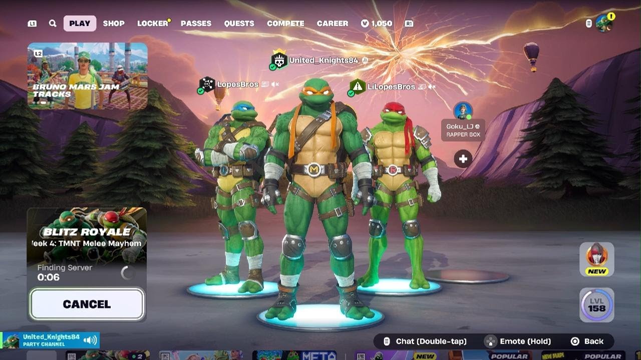 Fortnite Blitz Royale | New Ninja Turtles Update✌️ LopesBros