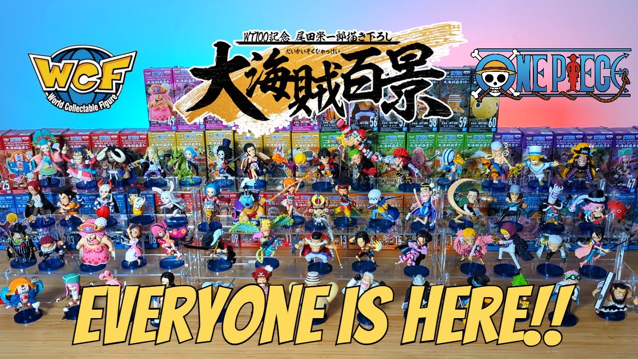 One Piece WCF WT100 Complete Series! ALL 10 SETS! | What is the World Top 100??