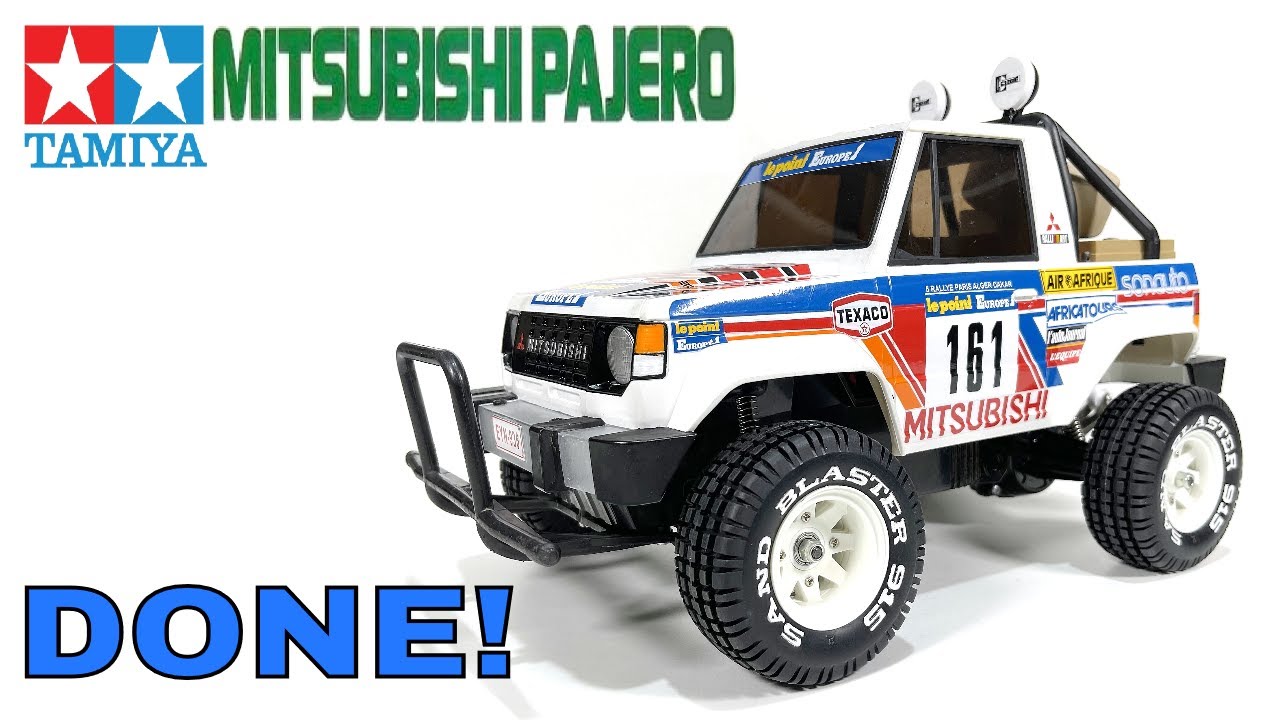 Finishing The 1984 Tamiya Mitsubishi Pajero Resto | kit number 58044