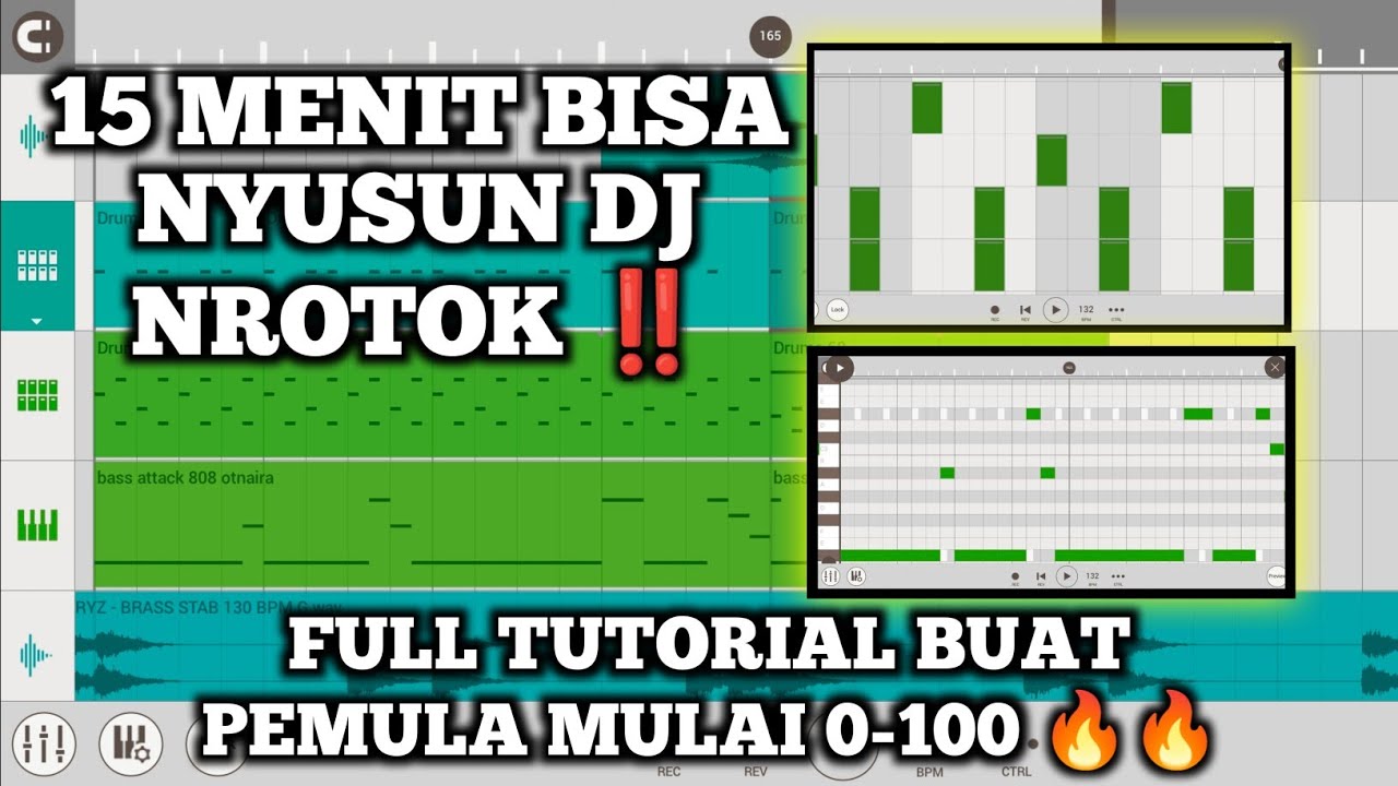 15 MENIT BISA NYUSUN DJ NROTOK ‼️ TUTORIAL MWMBUAT DJ NROTOK STYLE TERBARU 2024 MULAI 0 SAMPAI BISA
