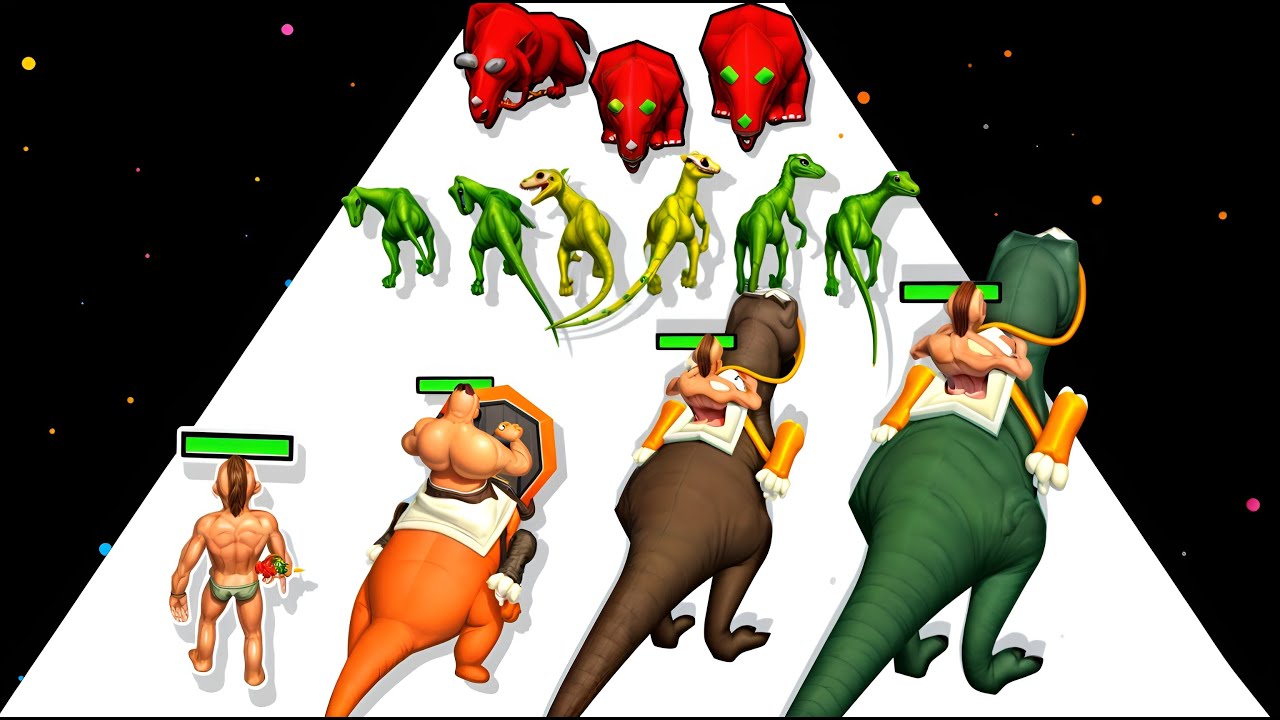 Dino Island : Fight & Collect - Dinosaur Evolution Game in MAX LEVEL ( ASMR GAMEPLAY )