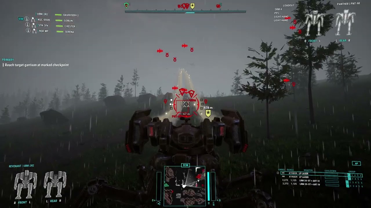 Mech Warrior V - revenant quad mech