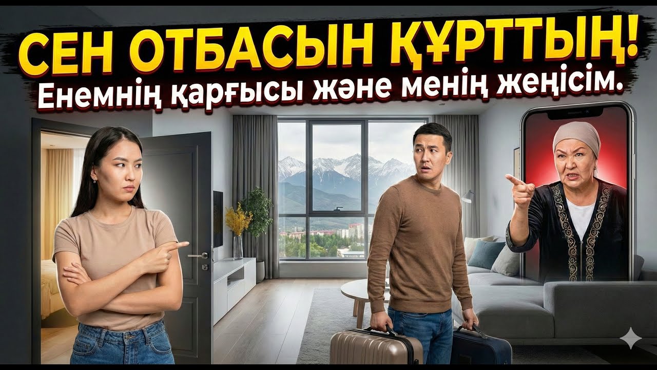 35 ш.м. үйге 7 адам? Күйеуім «Кетемін» деп қорқытты, мен есік аштым!