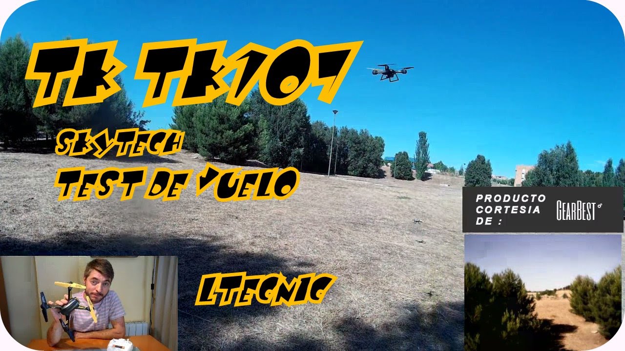 DRONE SKYTECH TK TK107W, Vuelo y of test chamber LTECNIC