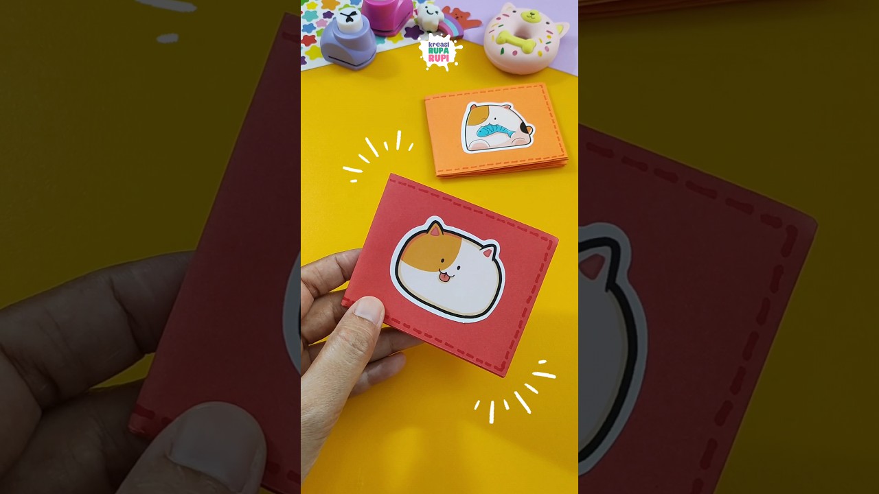👛 Cara buat DOMPET mainan dari kertas