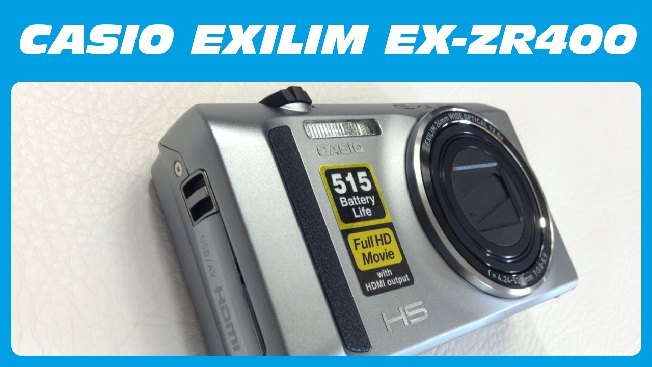CASIO EXILIM EX-ZR400 Unboxing & Kurzreview