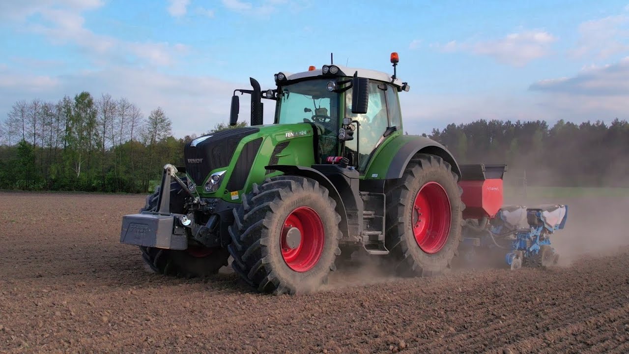 ⭐️🇵🇱 Siew Kukurydzy 2024 W Kieł-Rolu | Siew Bez Kierowcy  |  Fendt 824 & Monosem