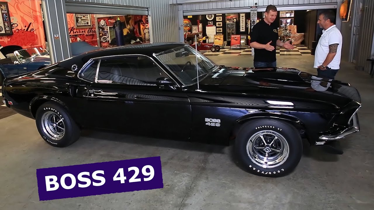 1969 BOSS 429 MUSTANG — очень редкий американский маслкар!