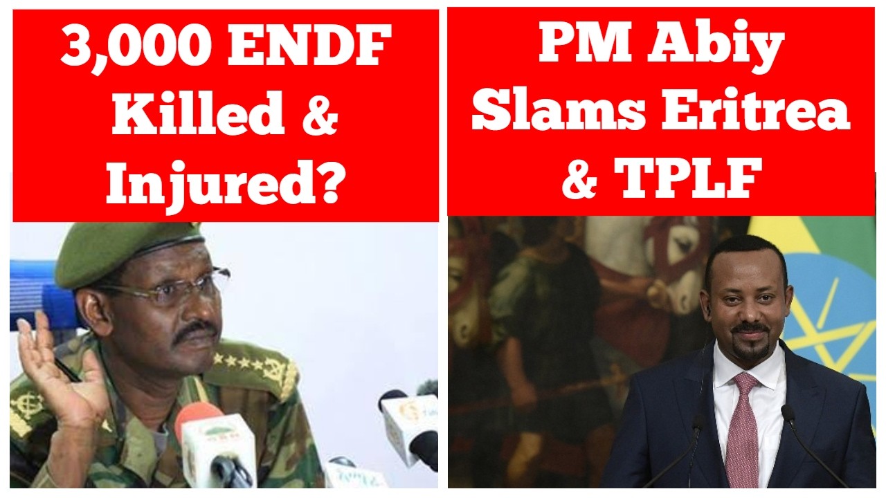 3,000 Ethiopian Military Soldiers Killed & Wounded in Tigray? | PM Abiy Ahmed Slams Eritrea & TPLF