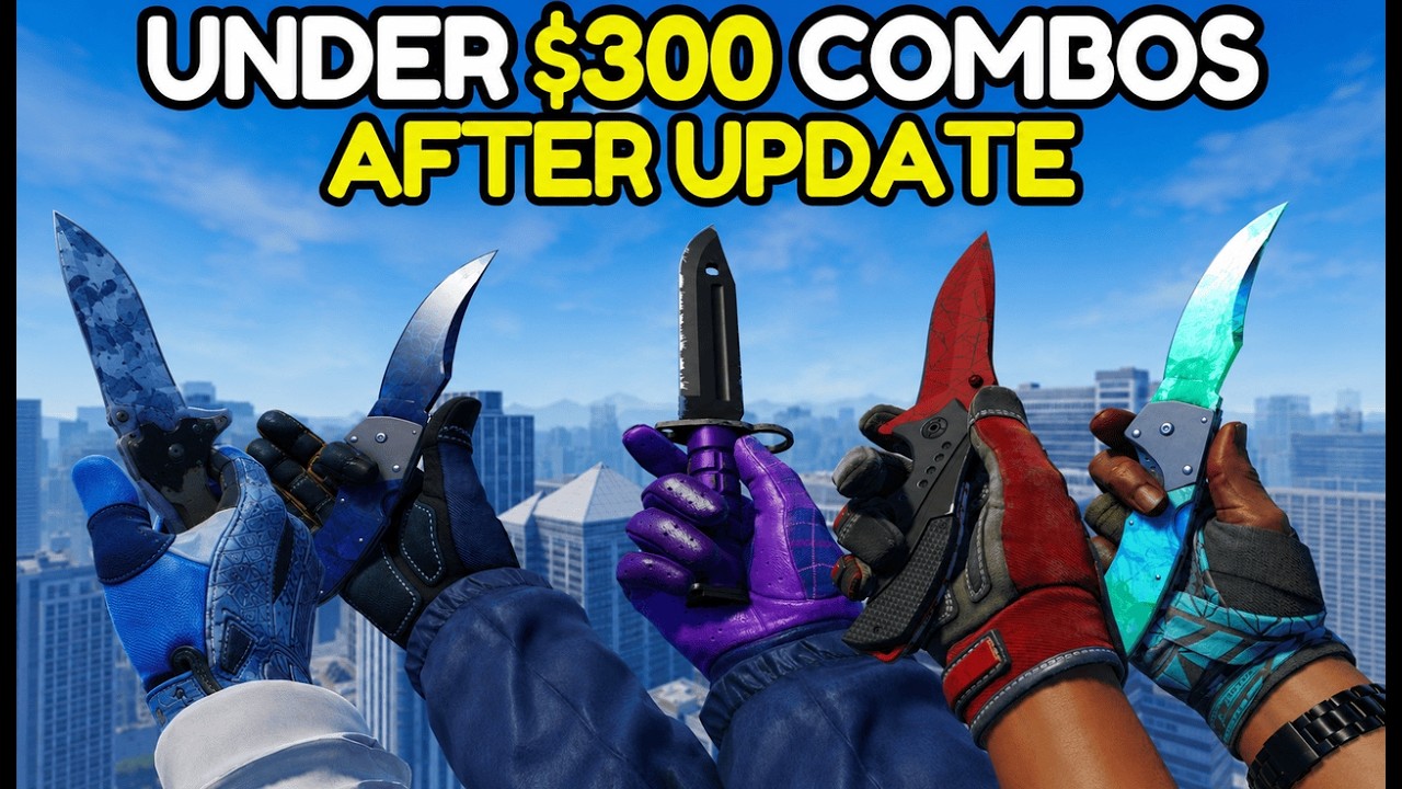 Best CS2 Knife Glove Combos Under 300$