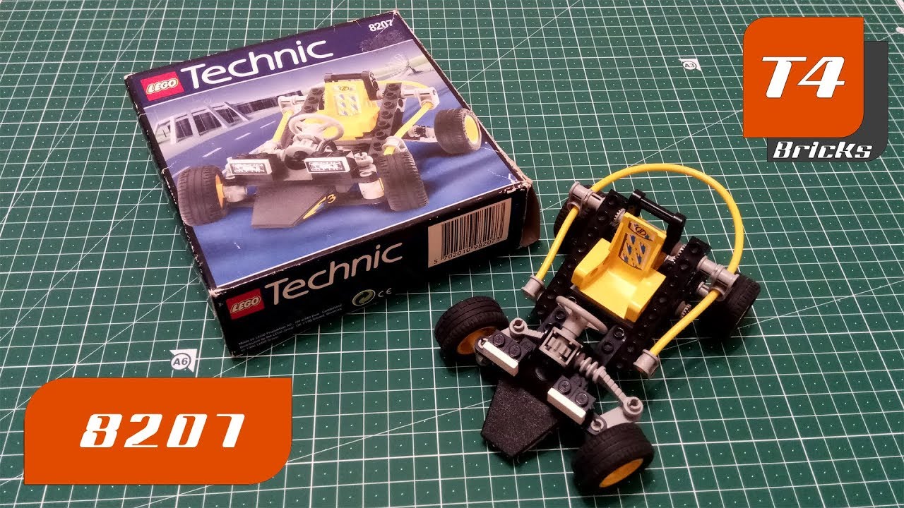 Old Lego Technic 8207 (1996). Short review and speed build: Model A and B
