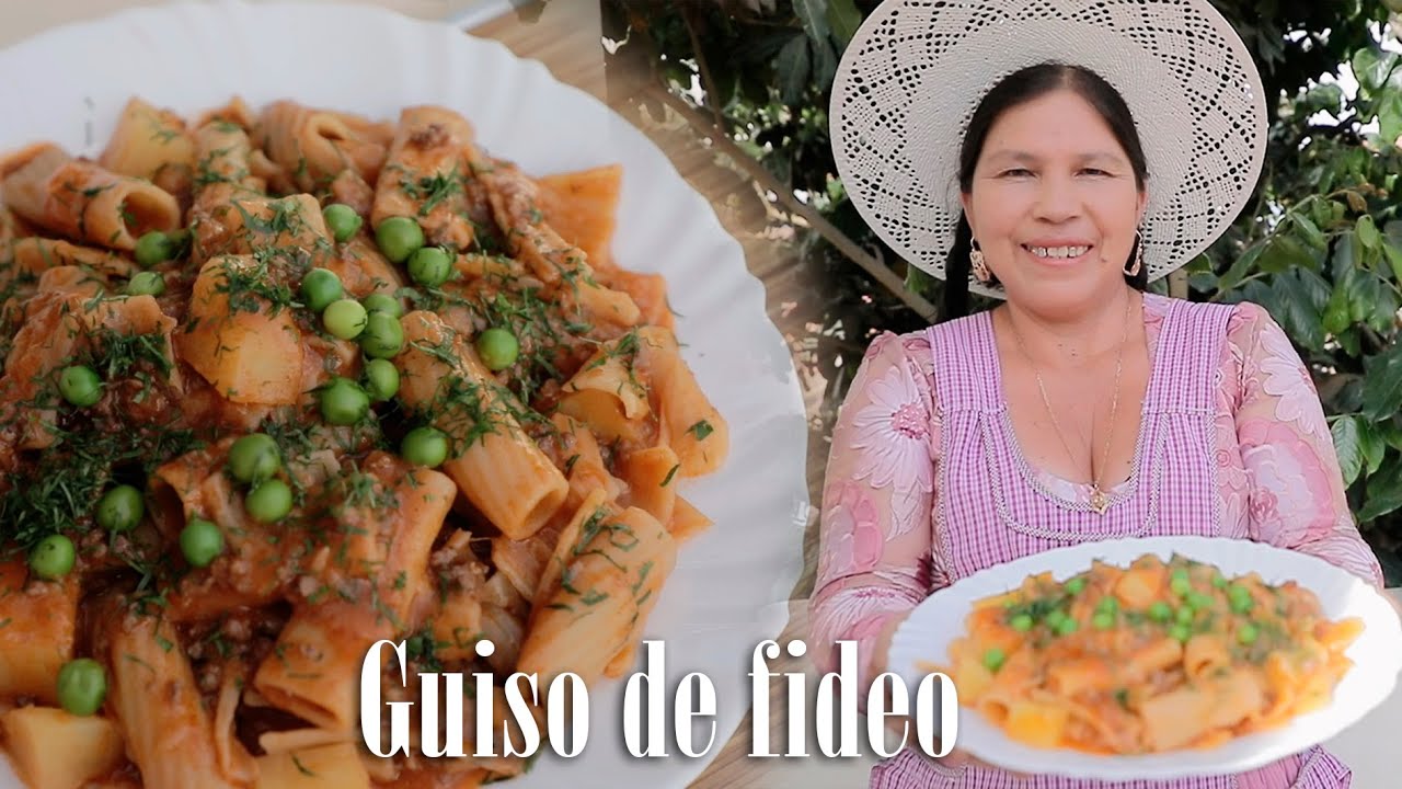 Guiso de fideo || comida Boliviana🔥🇧🇴