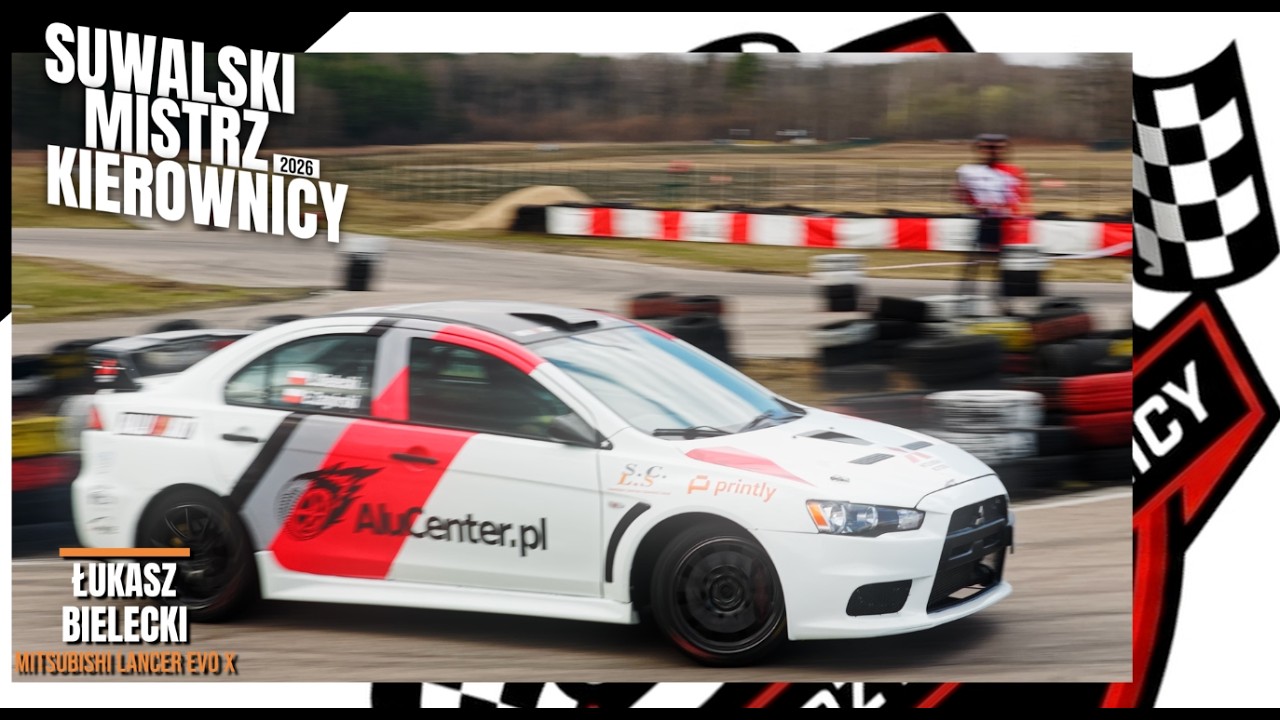 Łukasz Bielecki - Mitsubishi Lancer EVO X - Suwalski Mistrz Kierownicy - Tor Białystok 2026