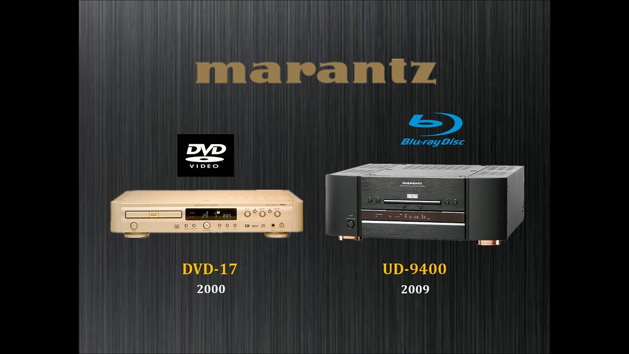 All marantz DVD/BD Player/Pro series history of the 1997+2016