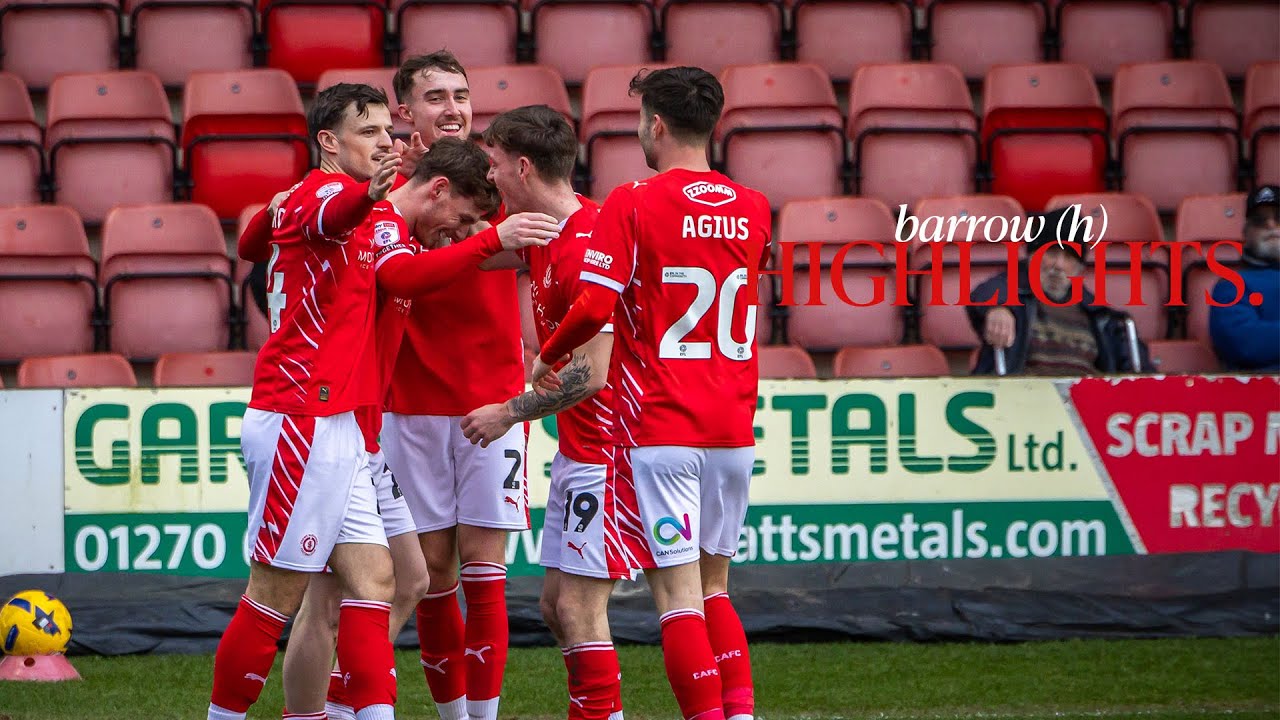25/26 HIGHLIGHTS | Crewe Alexandra 3 Barrow 1
