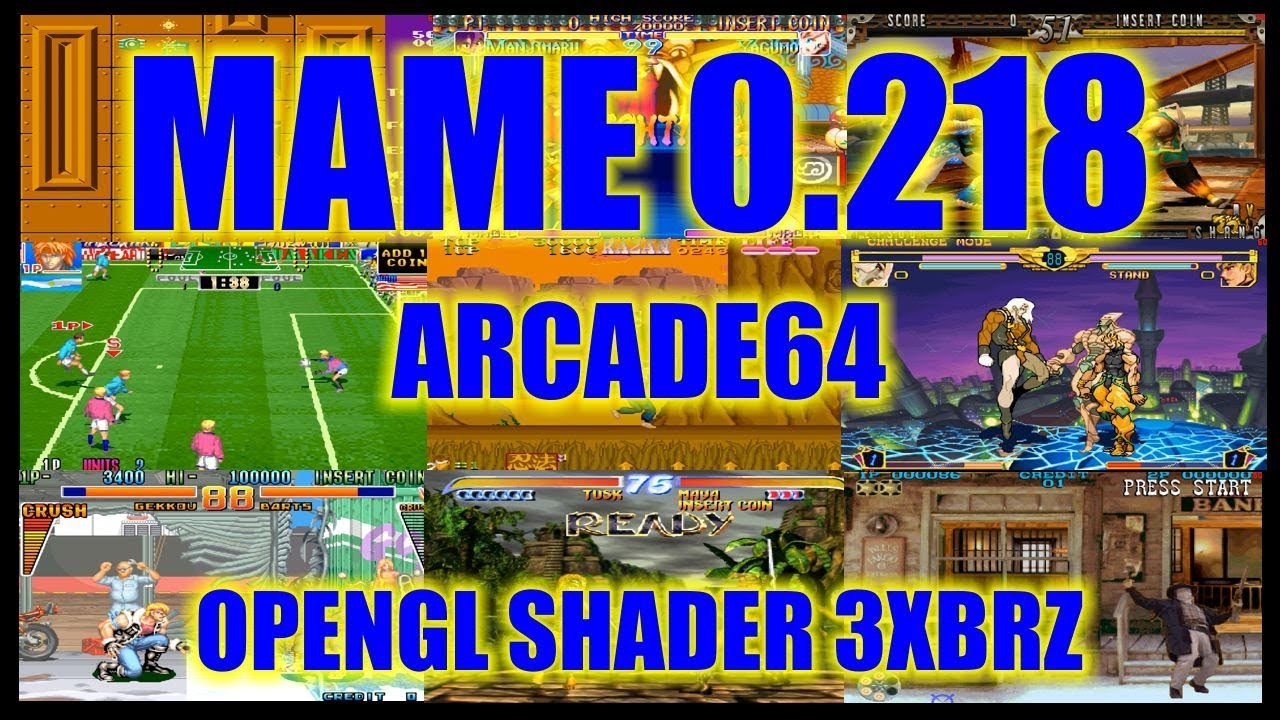 MAME 0.218 - ARCADE64 TEST