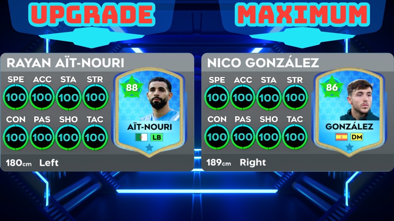 DLS 26 | UPGRADE ✅ Rayan Aït-Nouri 78 & Nico González 76 ( NEW ) .  Dream League Soccer 2026