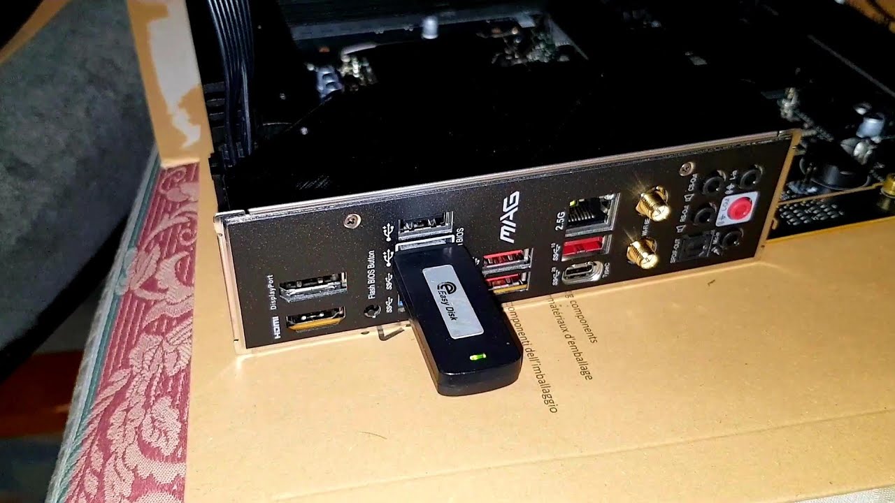 1440p Gaming PC Build - How To Flash BIOS Update Without CPU