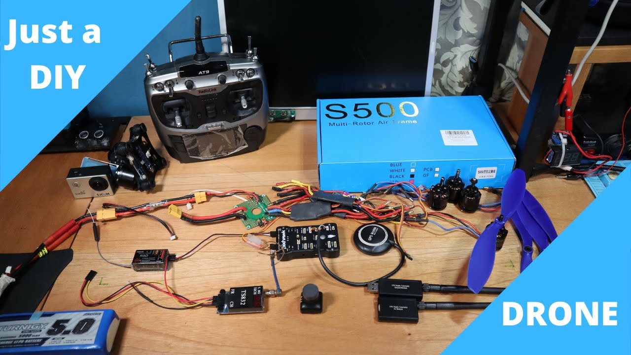 DIY drone (Part One) | S500 | Pixhawk | FPV Quadcopter |