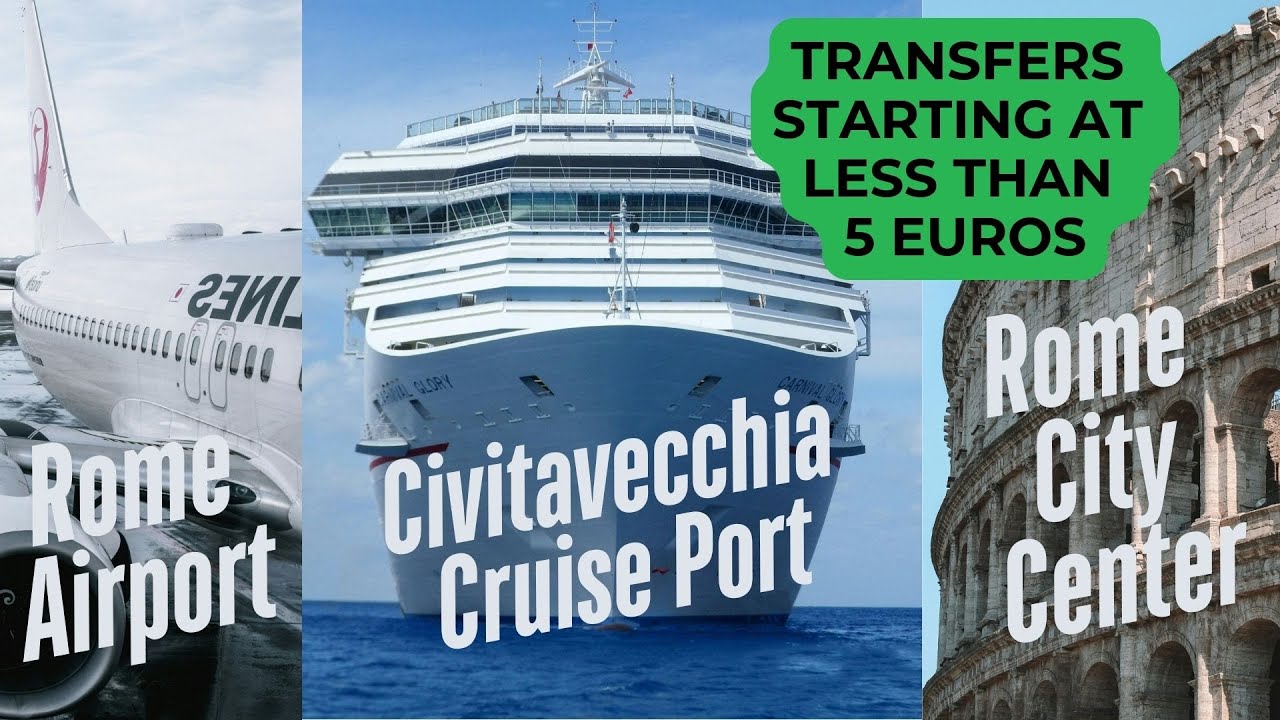 How to get from Fiumicino to Civitavecchia Cruise Port to Rome as day trip low cost and efficient
