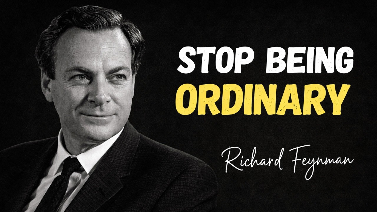 Think Differently — Or Die Average | Richard Feynman’s Genius Mindset