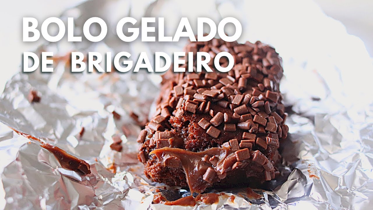 BOLO GELADO DE BRIGADEIRO - MOLHADO NA CALDA | MARAVILHOSO!