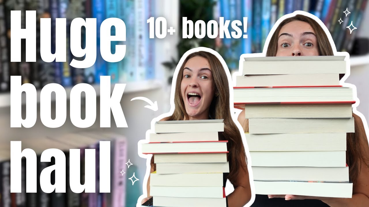 The best book haul EVER! 10+ books | booktube