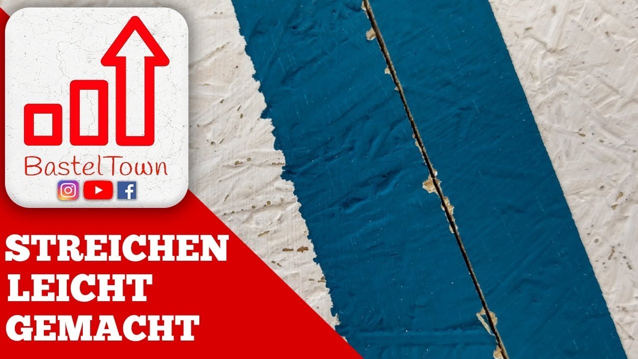 So streichst du scharfe Farbkanten: Mit dieser Anleitung klappts bestimmt
