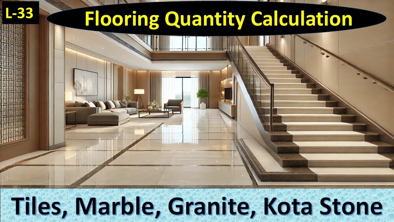 How To Calculate Quantity Of Flooring | Tiles | Marble | Granite | Kota Stone #estimationandcosting