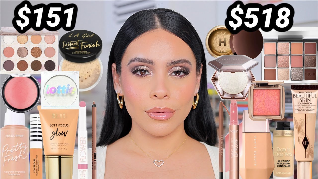 DRUGSTORE DUPES For *VIRAL* High End Makeup 🤩 Full Face of Drugstore Makeup Dupes