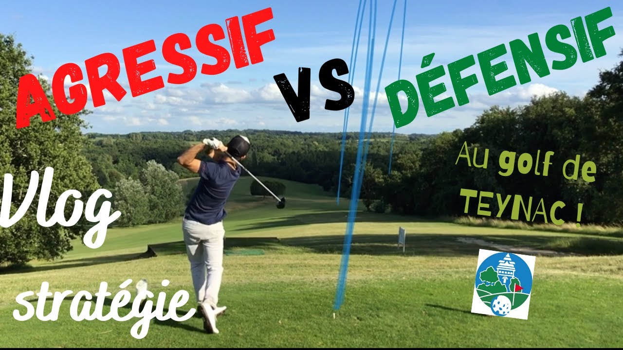VLOG : DEFENSIF VS AGRESSIF :  Statistiques et stratégie sur le trou n°10 du golf de TEYNAC (33)