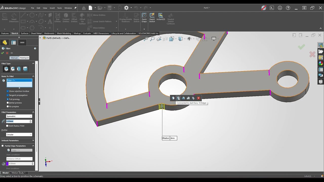 Solidworks CSWA Practice Problem 2.10
