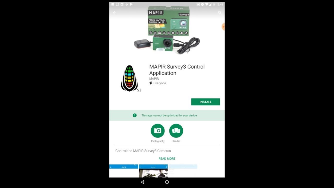 MAPIR Survey3 Android WiFi Control App