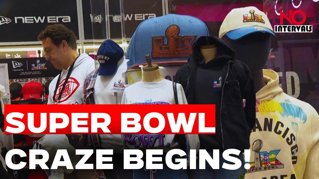 Super Bowl Week Kicks Off With NFL Merch Madness | Entertainment News | Hollywood News