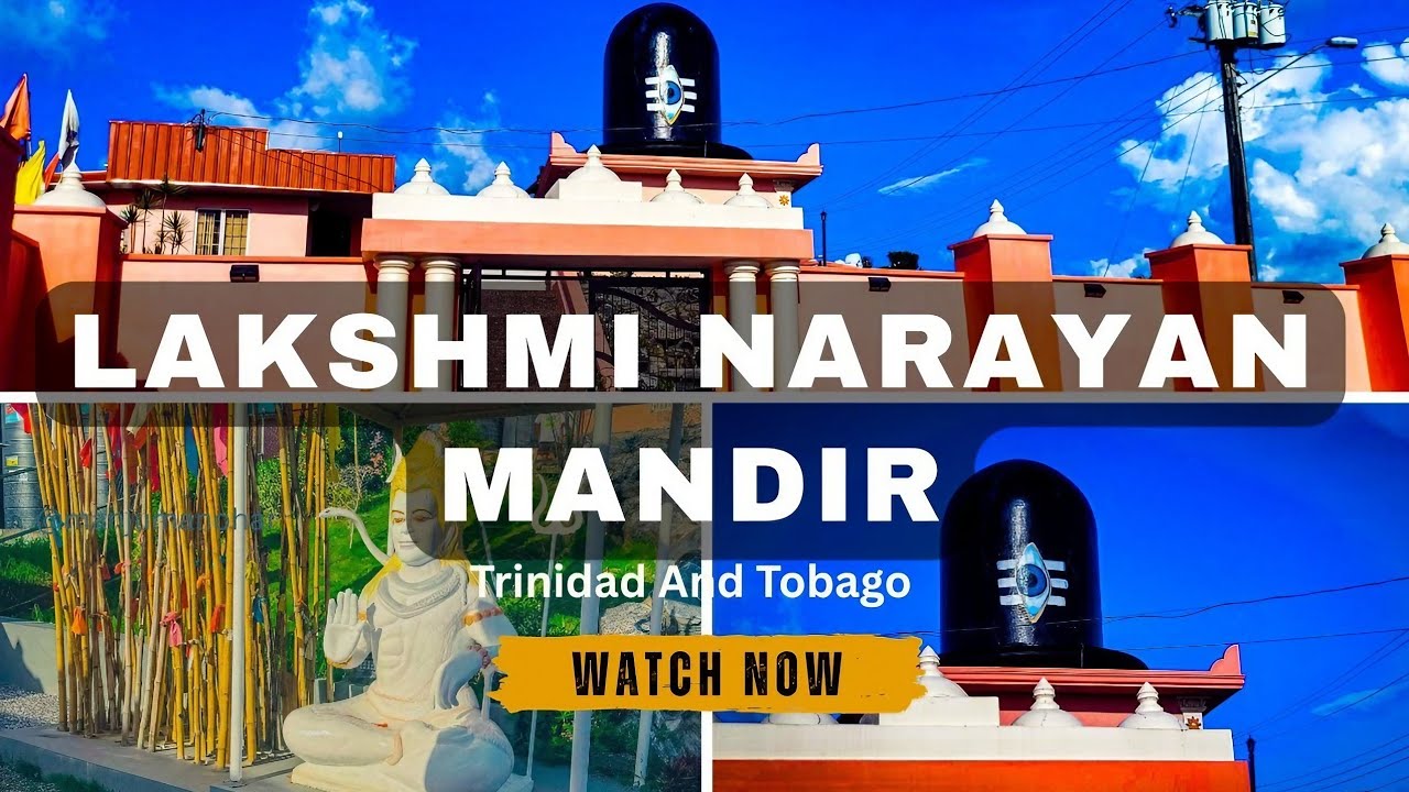 Spiritual Serenity at Lakshmi Narayan Temple, Trinidad ✨🕉️#trinidadandtobago #westindies 