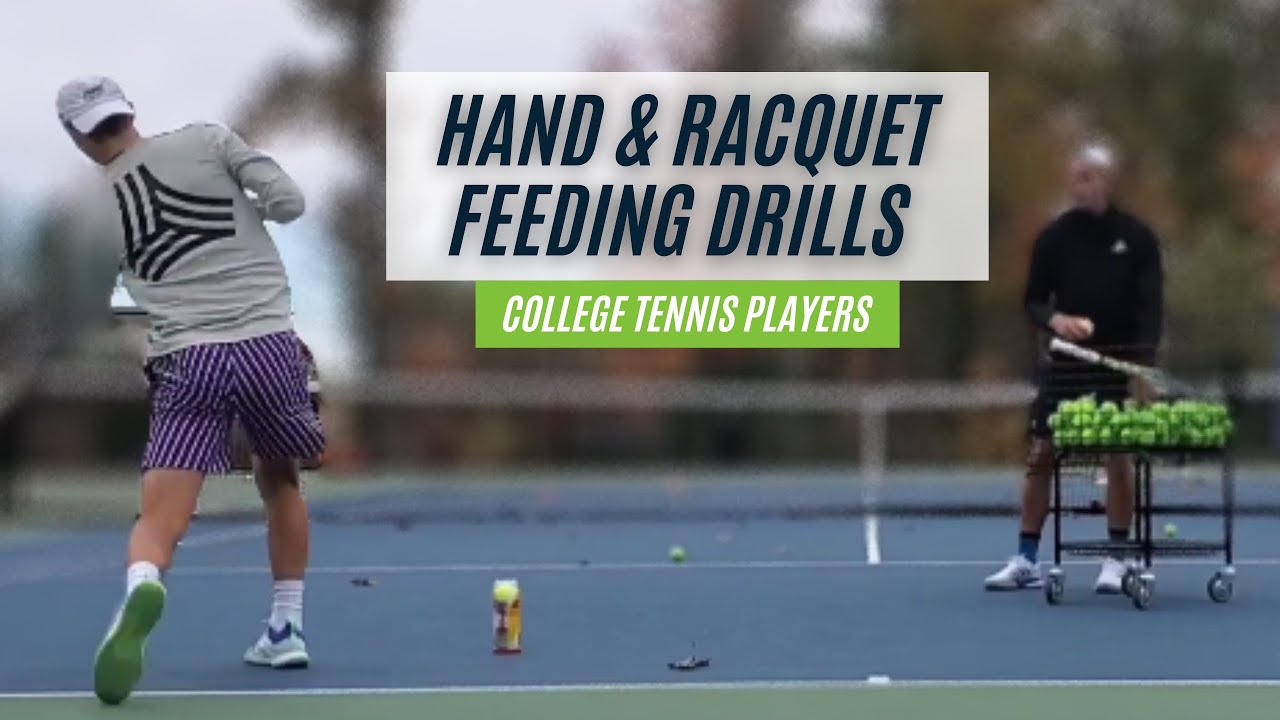 Hand And Racquet FEEDING DRILLS You Need Try! (Groundstrokes & Volleys)