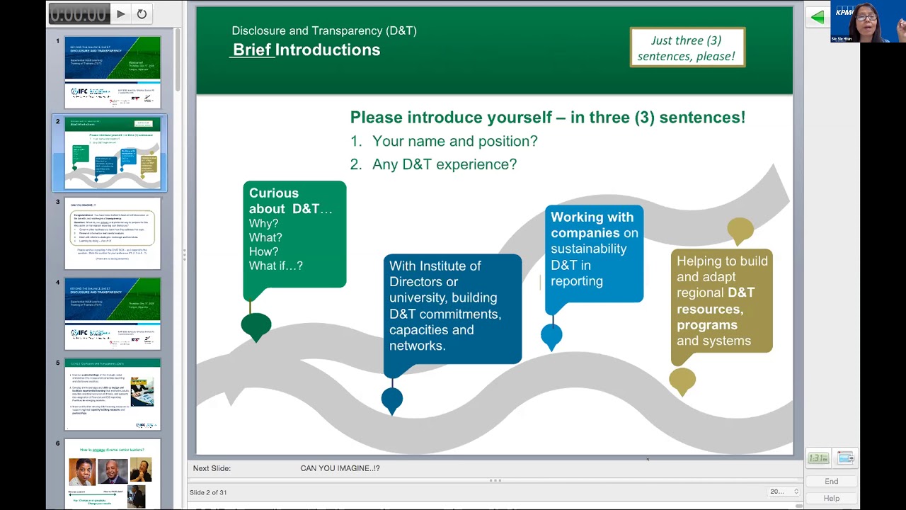 Myanmar Disclosure and Transparency webinar recording 17-12-20
