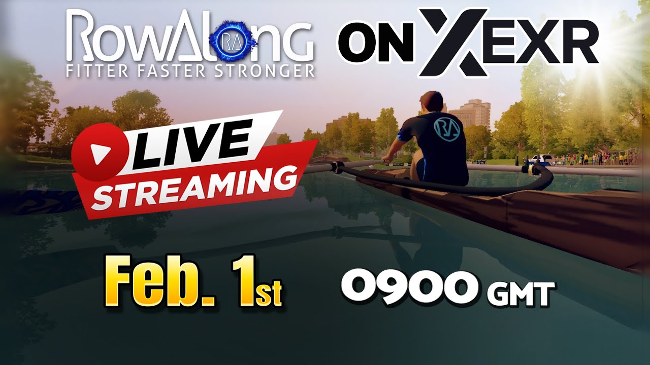 🔴 LIVE Group Row: 1st February  09:00 GMT -  30 Minutes All Levels -  Any Rowing Machine