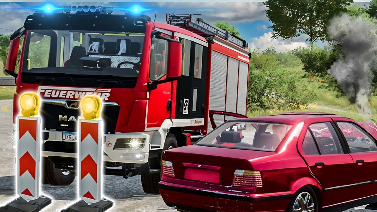 LS 22 FEUERWEHR Einsätze: Ballenbrände löschen und eingeklemmte Personen befreien | LS 22 Mods