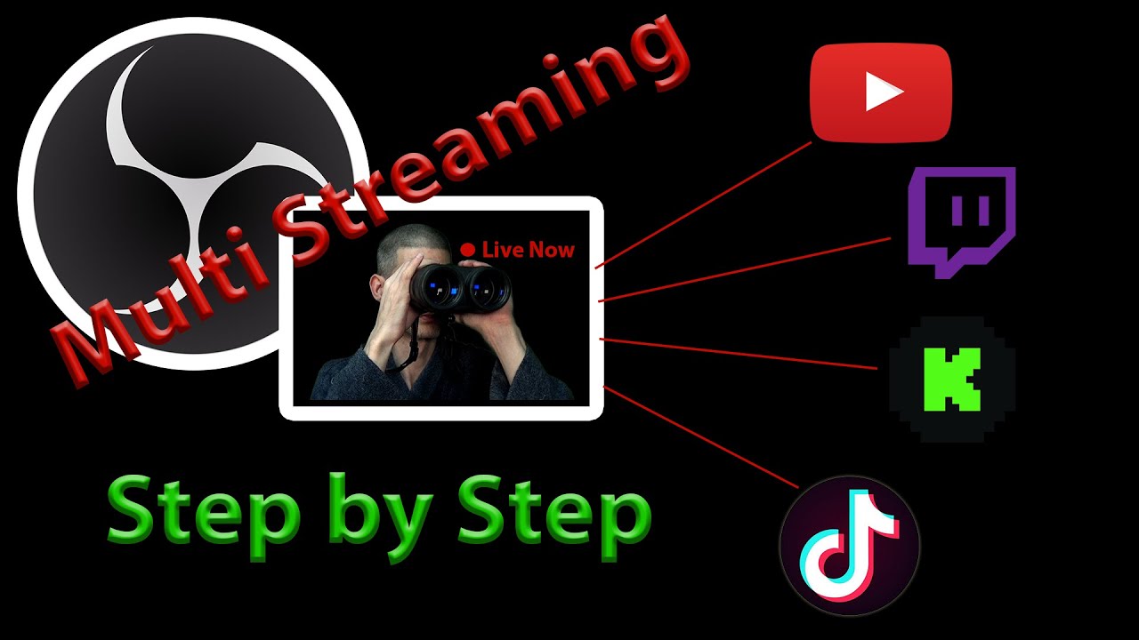How to setup multi streaming twitch kick youtube more