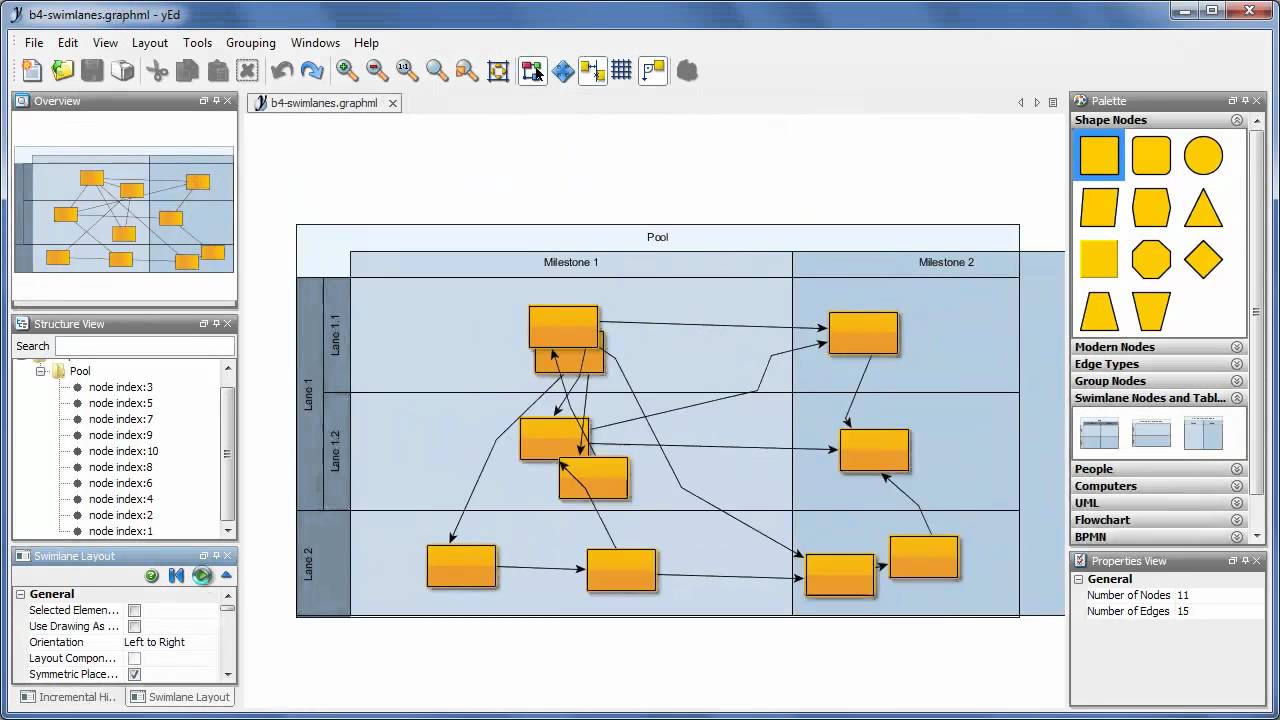 yEd Graph Editor in 90 seconds