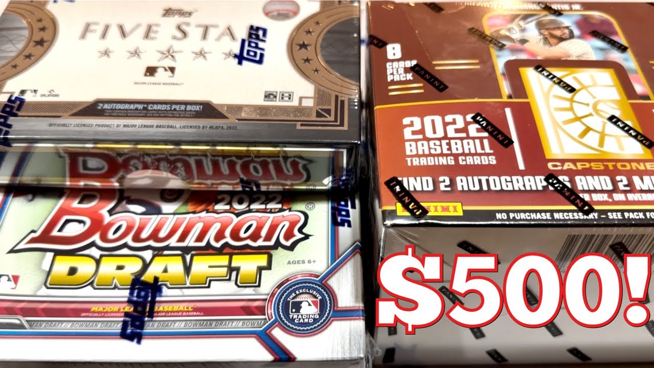 BIG HOF PATCH AUTO SAVES THE DAY!  $500 IN BASEBALL CARD BOXES (Face Off Friday)