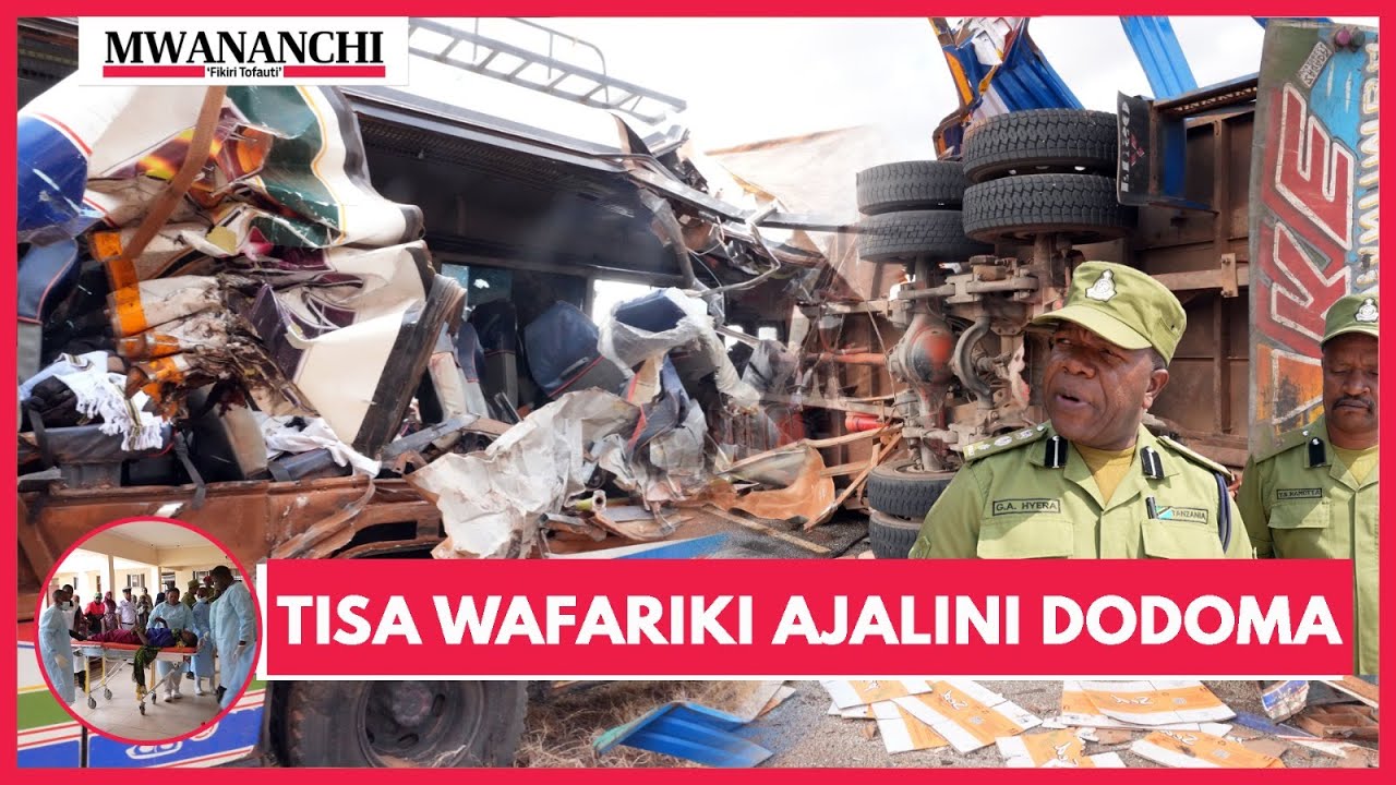 AJALI ILIYOUA TISA, KUJERUHI 16 DODOMA, KUMBE DEREVA ALI....