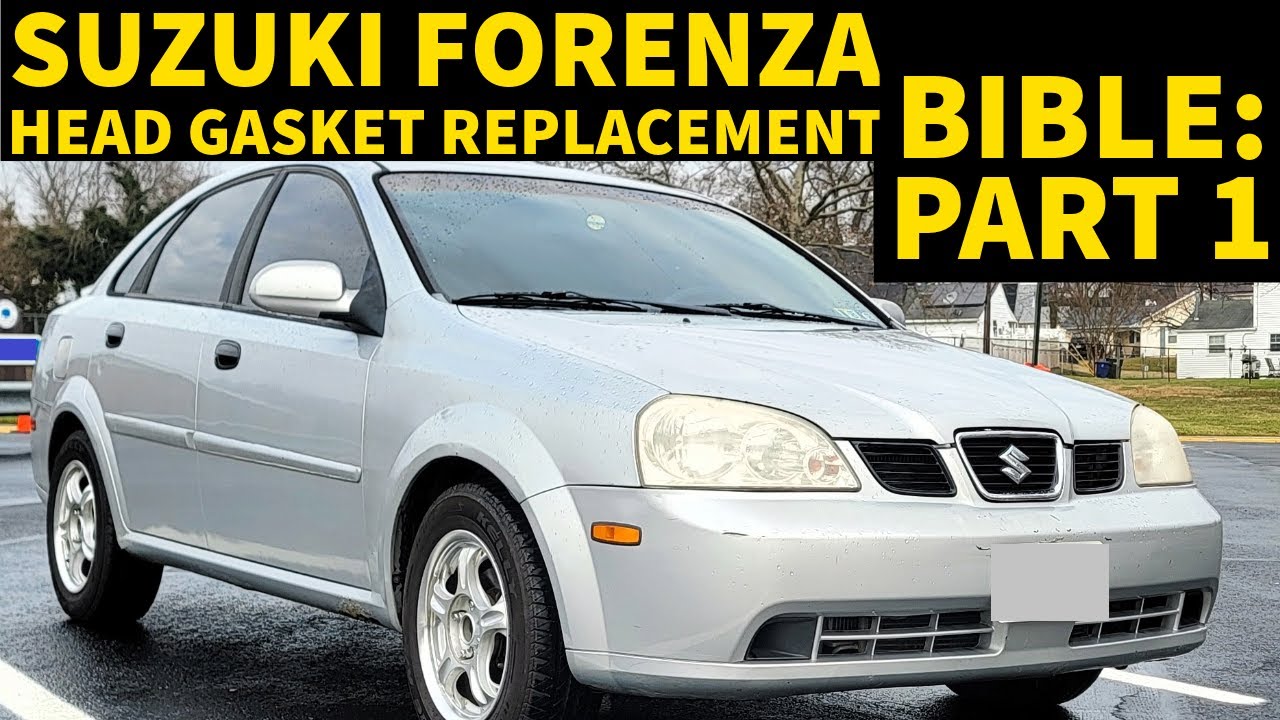 Ремонт прокладки головки блока цилиндров Suzuki Forenza, часть 1: все, что нужно сделать перед сн...
