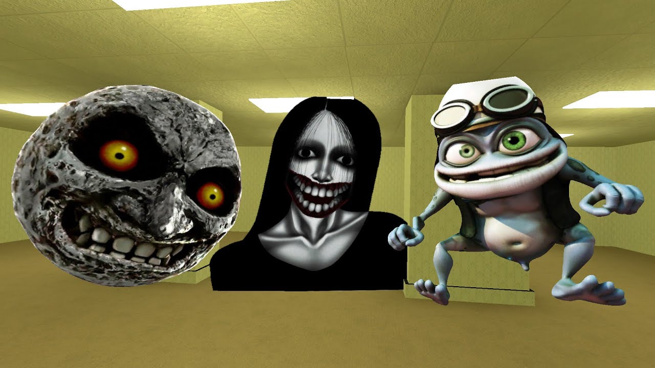 Crazy Frog, Kuchisake Onna And Termina Nextbot in The Hole Nextbot Gmod